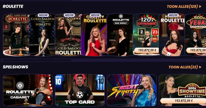 Funbet Casino Games